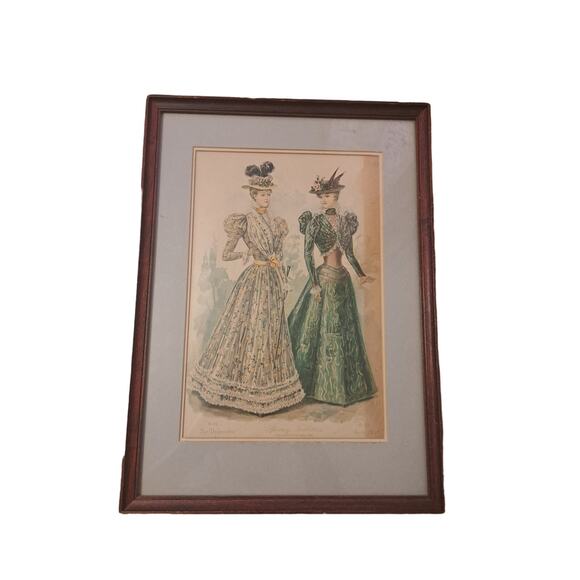 No brand Other - Artwork Decoration Victorian Ladies Fashion Walking Dresses Wall Hanging